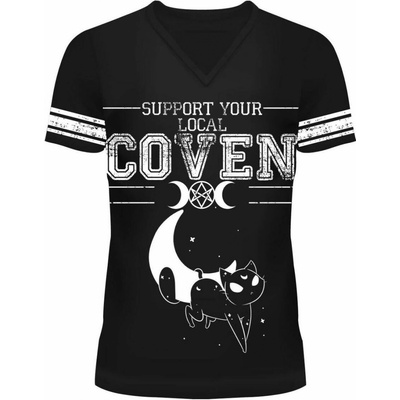 tričko HEARTLESS MOON CATS VARSITY Čierna