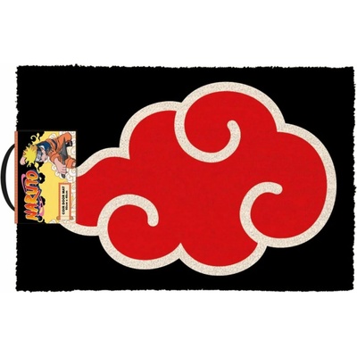 CurePink Naruto Akatsuki Symbol GP86678 60 x 40 cm černá