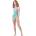 Hurley Бански костюм Hurley Java Tropical Cheeky swimsuit - Blue (Tdpl)
