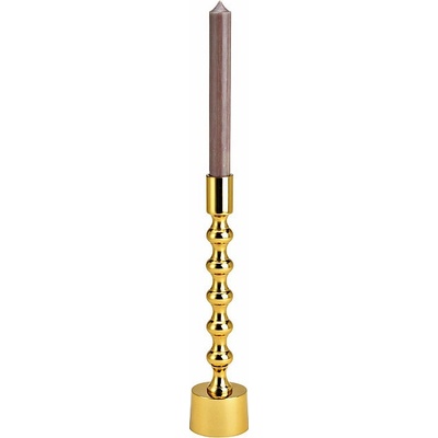Nefertitis Svícen kovový pro stolní svíčky zlatá barva 27 cm NF64024 - 27 cm
