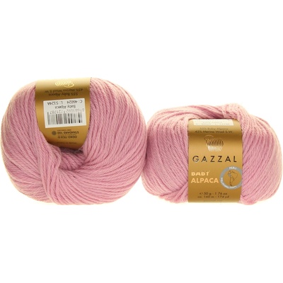 Gazzal Baby Alpaca 46024 starorůžová
