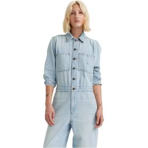 Levi's Гащеризон Levi´s ® Iconic long sleeve jumpsuit - Blue (Med Indigo - Worn In A5930-0006)