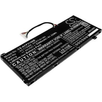 Cameron Sino Батерия за Acer Sf314-52-57ej, Travelmate X3410, Spin Sp314-52-518g и други, 5300 mAh, Li-Ion (CS-ACP314NB)