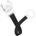 Twistshake Клипс за залъгалка Twistshake Pacifier - Черен (78103)