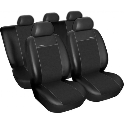 Autopotah Automega Renault CLIO III, 2005-2012, Eco kůže + alcantara černé
