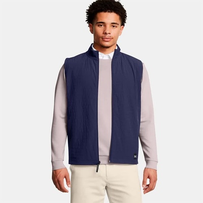 Under armour golf Потник Under armour golf Drive Pro Storm Insulated vest - Blue (Midnight Navy / Metallic Silver)