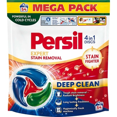 Persil Discs 4v1 Deep Clean Expert Stain Removal prací prostředek 54 PD