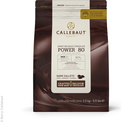 Barry Callebaut Callebaut čokoláda POWER 80 hořká 80% 2500 g