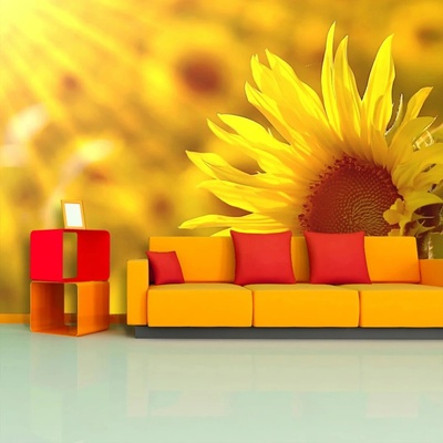 Sablio Tapeta Slnečnice 3, rozmery 336x220 cm