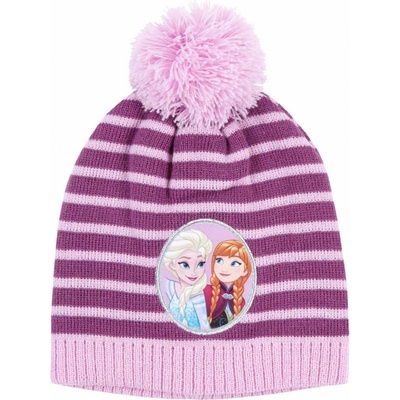 Dívčí čepice kulich Frozen s pruhy
