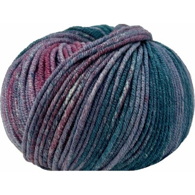SUPER SOFT PRINTED Lana Gatto 2024 Farby SUPER SOFT PRINTED: 30993 petrol-fialový mix