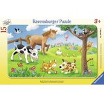 Ravensburger Пъзел Ravensburger от 15 части - Сладки приятели животни (06066) - ozone