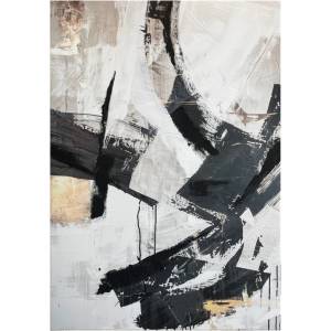 Styler Картина с ръчно изрисувани елементи 70x100 cm Ash - Styler (CA-15593)