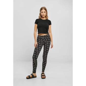 Urban Classics Дамски дълъг клин в цветен десен Urban Classics Ladies AOP Leggings blackpeaceUB-TB4771-04454 - , размер 4XL