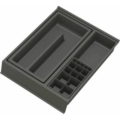 GOLLINUCCI Koupelnový organizér s příslušenstvím 270mm 308x242x53mm antracit (GOLLINUCCI Koupelnový organizér s příslušenstvím 270mm 308x242x53mm antracit)