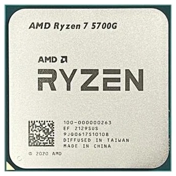 Image 1 of AMD Ryzen 7 5700G 8-Core 3.8GHz AM4 Tray (100-000000263)