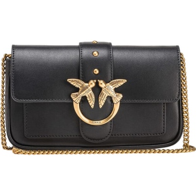 Pinko dámska kožená crossbody kabelka 100061 A0F1 Z99Q