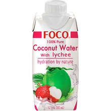 FOCO Nápoj kokosový s liči 0,5 l