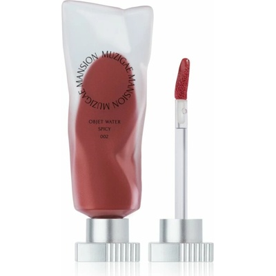 Muzigae mansion Objet Water matný hydratačný tekutý rúž 002 Spicy 5,8 ml