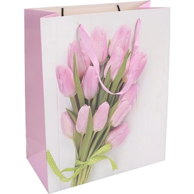 Taška papierová darčeková tulipány A0372/3