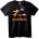 NOONEBRAND Тениска Хелоуин с динозавър - L, Black