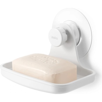 Umbra Бяла сапунерка без пробиване от рециклирана пластмаса Flex - Umbra (1021301-660)