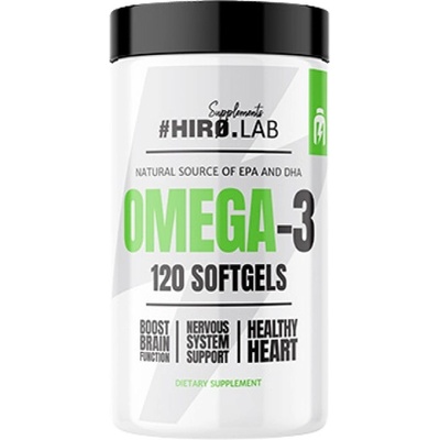 Hero. Lab Omega-3 Fish Oil | 65% EPA + DHA [120 Гел капсули]