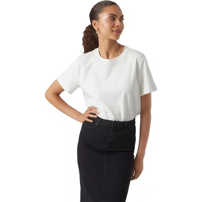 Тениска Vero moda Naima short sleeve T-shirt - White (Snow White)