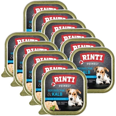 RINTI Ваничка RINTI FEINEST птиче и телешко 11 x 150 г