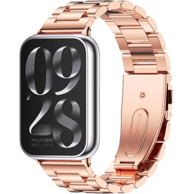 VSECHNONAMOBIL 101589 CLASSIC Kovový řemínek pro Xiaomi Smart Band 9 Pro růžový