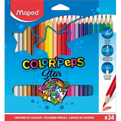 Maped Color Peps trojhranné pastelky 24 barev 3154141832246