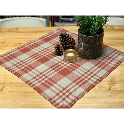 Bytema ubrus Káro Bordo 65x65 cm