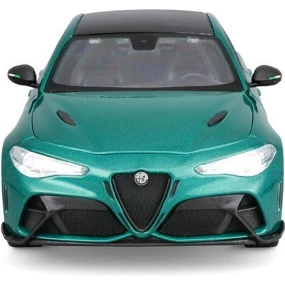 Bburago Model auta Alfa Romeo Giulia GTAv zelenej metalíze 1:18