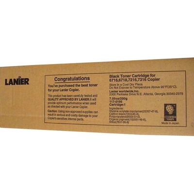 Lanier original toner 117-0195, black, 6000str. , 200g (117-0195)