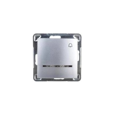 OSPEL SA IMPRESJA Button /bell/ with illumination silver LP-6YS/m/18