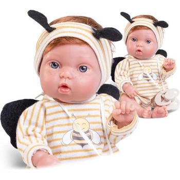 Antonio Juan 85317-3 Пиколин пчеличка - реалистична бебешка кукла с цяло винилово тяло