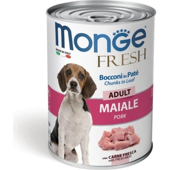 Image 1 of Monge Fresh Adult Pork със свинско - хапки в пастет 400gr