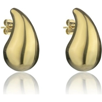 Marc Malone Nadčasové pozlátené náušnice Tear Drop MCE24033G