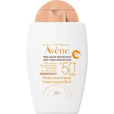 Avène Sun Тониран минерален флуид, SPF50+, 40 ml