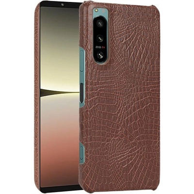 Crocodile Texture hnedý – Sony Xperia 5 IV 5G