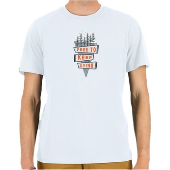 Karpos Мъжка тениска Karpos Outdoors Trees T-Shirt - Bright White / Print 1 - размер XL (216-8347-0114)