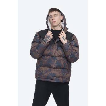 Wood Wood Пухено яке Wood Wood Andy Down Anorak 12035909-1223 KHAKI AOP в кафяво зимен модел (12035909.1223)