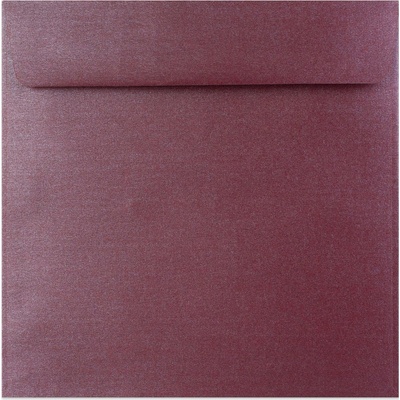 Perleťové obálky - 170 x 170 mm - Burgundská