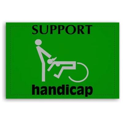 Fotoobraz 90x60 cm střední Support handicap