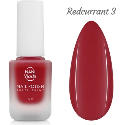 Nani lak na nehty Super Shine Redcurrant 10 ml