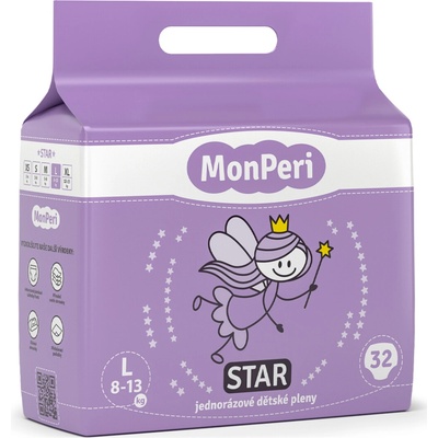 MonPeri STAR L 8-13kg 4 32ks