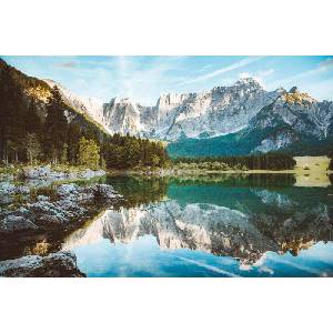 DIMEX ART Флизелинов фототапет лаго ди фузине 375 x 250 см