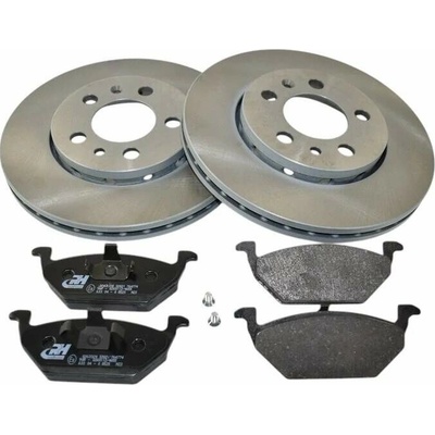 Sada přední brzdové kotouče + destičky ŠKODA FABIA OCTAVIA RAPID YETI | Zboží Auto