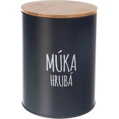 Orion Dóza Hrubá mouka BLACK 13 cm 153695