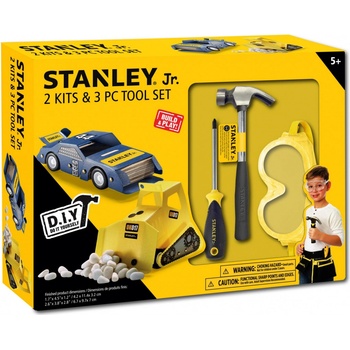 Stanley Jr.U004-K02-T03-SY Sada autičko + bagr a 3 ks nářadí